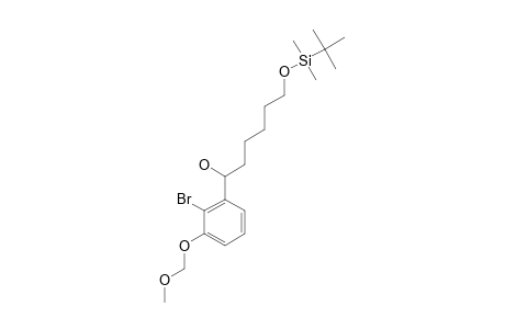 1-(2'-BROMO-3'-METHOXYMETHOXYPHENYL)-6-(TERT.-BUTYLDIMETHYLSILANYLOXY)-HEXAN-1-OL