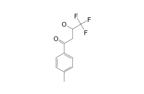 4,4,4-Trifluoro-3-hydroxy-1-(4-methylphenyl)-1-butanone