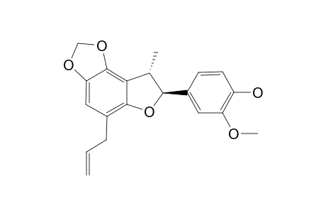 REL-(7S,8S)-DELTA-(8')-4-HYDROXY-3-METHOXY-3',4'-METHYLENEDIOXY-7.O.2'-8.3'-NEOLIGNAN