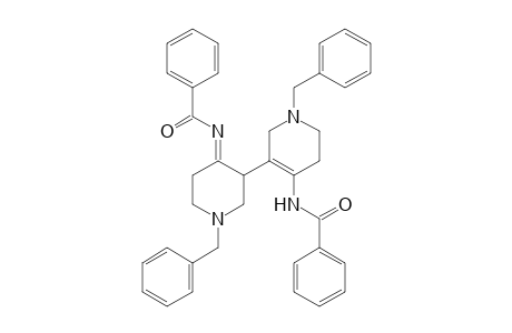 N-(3-[4-(Benzoylamino)-1-benzyl-1,2,5,6-tetrahydropyridin-3-yl]-1-benzylpiperidin-4-ylidene)benzamide