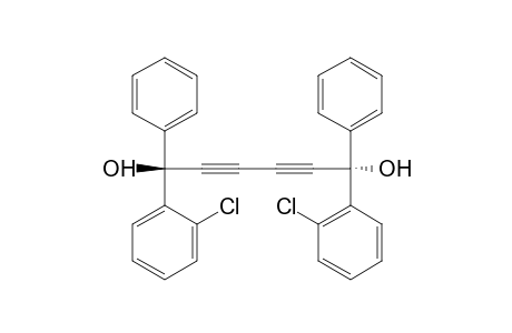 (+)-1,6-bis(o-chlorophenyl)-1,6-diphenyl-2,4-hexadiyne-1,6-diol