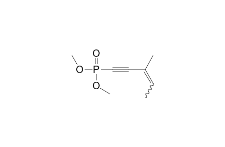 trans-(3-Methyl-3-penten-1-ynyl)phosphonic acid, dimethyl ester