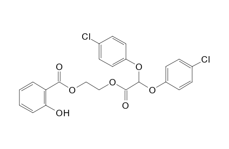 ethylene glycol, bis(p-chlorophenoxy)acetate salicylate