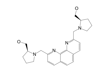 (S)-1-([9-([(S)-2-HYDROXYMETHYLPYRROLIDINYL]-METHYL)-1,10-PHENANTHROLIN-2-YL]-METHYL)-2-PYRROLIDINEMETHANOL