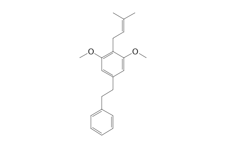 3,5-DIMETHOXY-4-(3-METHYL-2-BUTENYL)-BIBENZYL