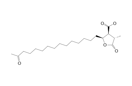 (3S,4S,5S)-4-CARBOXY-3-METHYL-2-OXO-5-(14-OXOPENTADECYL)-TETRAHYDROFURAN