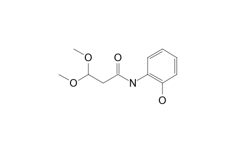 N-(2-hydroxyphenyl)-3,3-dimethoxy-propionamide