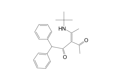 2,4-Pentanedione, 3-[1-[(1,1-dimethylethyl)amino]ethylidene]-1,1-diphenyl-