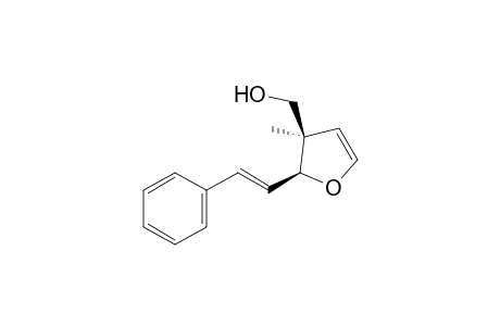 (2S,3R)-[3-Methyl-2-[(E)-2-phenylethenyl]-2,3-dihydrofuran-3-yl]methanol