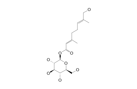 1-(BETA-D-GLUCOPYRANOSYL)-8-HYDROXY-3,7-DIMETHYL-OCT-2E,6E-DIENOATE