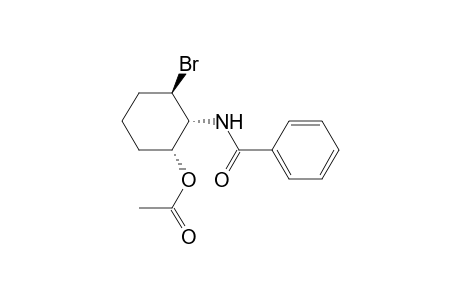 Benzamide, N-[2-(acetyloxy)-6-bromocyclohexyl]-, (1.alpha.,2.alpha.,6.beta.)-(.+-.)-