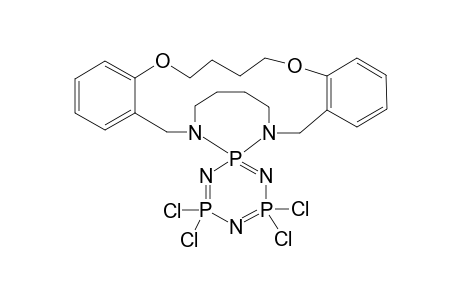 #6;7,12-(BUTANE-1,4-DIYLDIOXYDI-O-PHENYLENE-DIMETHYLENE)-2,2,4,4-TETRACHLORO-2-LAMBDA(5),4-LAMBDA(5),6-LAMBDA(5)-TRIPHOSPHAZA-[6-P(NU)]-1,3,5,7,12-PENTAZASPIRO