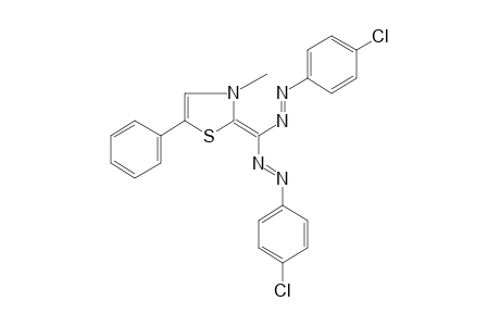 2-{[BIS(p-CHLOROPHENYL)AZO]METHYLENE}-3-METHYL-4-PHENYL-4-THIAZOLINE