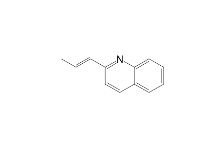 2-[(E)-1-PROPENYL]-QUINOLINE;CHIMANINE-B