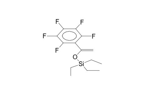 1-TRIETHYLSILYLOXY-1-PENTAFLUOROPHENYLETHENE