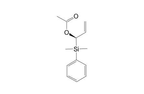 (R)-ACETIC-ACID-1-(DIMETHYLPHENYLSILYL)-ALLYLESTER