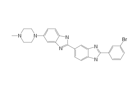 3-BROMO-1-[5'-[5''-(4'''-METHYLPIPERAZIN-1'''-YL)-BENZIMIDAZOL-2''-YL]-BENZIMIDAZOL-2'-YL]-BENZENE