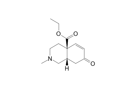 ETHYL-CIS-N-METHYL-ISOQUINOLIDIN-6-EN-7-ONE-5-CARBOXYLATE