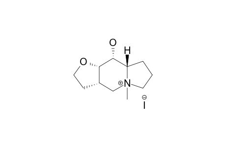 (3AS,5R,8AS,9R,9AS)-9-HYDROXY-5-METHYL-DECAHYDROFURO-[3,2-F]-INDOLIZIN-5-IUM-IODIDE