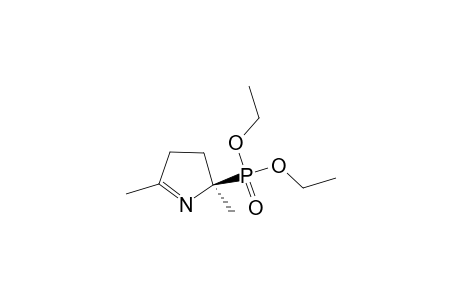 (R)-(+)-O,O-DIETHYL-5-METHYL-3,4-DIHYDRO-2-METHYLPYRROLE-2-PHOSPHONATE