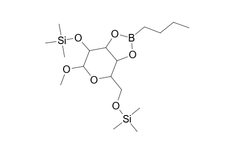 .beta.-D-Galactopyranoside, methyl 2,6-bis-O-(trimethylsilyl)-, cyclic butylboronate