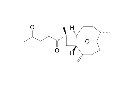 GIBBEROSIN-P;(1S,4S,9R,11S)-15-HYDROXY-16-NOR-XENIAPHYLLA-8(19)-EN-5,12-DIONE