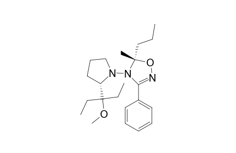 (2'S,5S)-(-)-4-[2-(1-ETHYL-1-METHOXYPROPYL)-TETRAHYDRO-1H-1-PYRROLYL]-5-METHYL-3-PHENYL-5-PROPYL-4,5-DIHYDRO-1,2,4-OXADIAZOLE