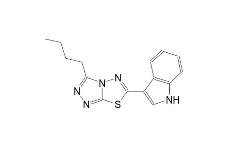 1H-indole, 3-(3-butyl[1,2,4]triazolo[3,4-b][1,3,4]thiadiazol-6-yl)-