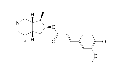 INCARVINE_C;INCARVILLINE_7-O-FERULATE