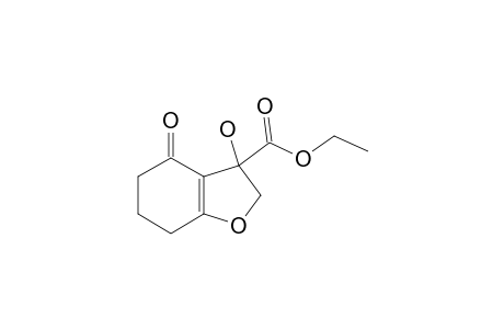 ETHYL-4-OXO-2,3,4,5,6,7-HEXAHYDRO-3-HYDROXYBENZOFURAN-3-CARBOXYLATE