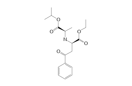 (1S,2R)-2-[1-(1-METHYLETHOXYCARBONYL)-ETHYLAMINO]-4-OXO-4-PHENYL-BUTYRIC-ACID-ETHYLESTER