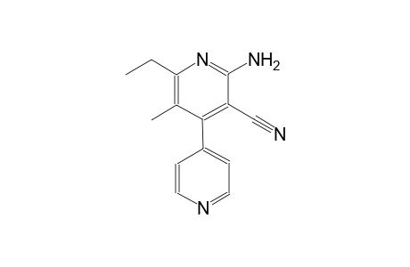 2-amino-6-ethyl-5-methyl-[4,4'-bipyridine]-3-carbonitrile