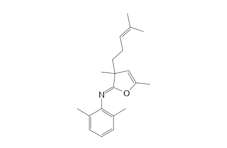 2,6-DIMETHYL-N-(3-METHYL-3-(4-METHYL-3-PENTENYL)-2(3H)-FURANYLIDENE)-BENZENAMINE