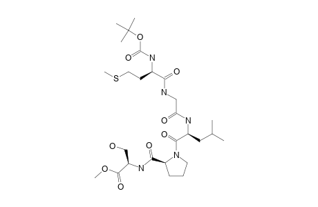 N-TERT.-BUTYLOXYCARBONYL-L-METHIONYLGLYCYL-L-LEUCYL-L-PROLYL-L-SERINE-METHYLESTER