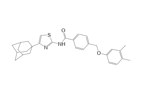 N-[4-(1-adamantyl)-1,3-thiazol-2-yl]-4-[(3,4-dimethylphenoxy)methyl]benzamide