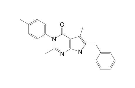 6-BENZYL-5-METHYL-3-(4-METHYLPHENYL)-3,7-DIHYDRO-4-H-PYRROLO-[2.3-D]-PYRIMIDIN-4-ONE