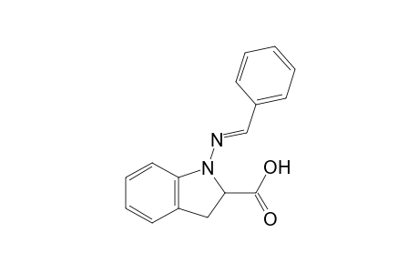 1-[(E)-(phenylmethylene)amino]-2,3-dihydroindole-2-carboxylic acid