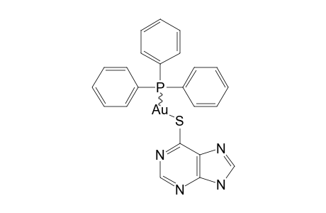 (6-MERCAPTOPURIN-S-YL)-(TRIPHENYLPHOSPHINE)-GOLD-(I)