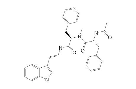 MIYAKAMIDE-A1;N-ACETYL-L-PHENYLALANYL-N-METHYL-L-PHENYLALANYL-(ALPHA-Z)-BETA-DIDEHYDROTRYPTAMINE;TRANS-AMIDE