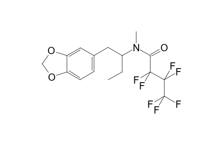 N-(1-(benzo[d][1,3]dioxol-5-yl)butan-2-yl)-2,2,3,3,4,4,4-heptafluoro-N-methylbutanamide