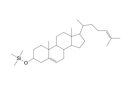 Cholesta-5,24-diene-3.beta.-ol, mono-TMS