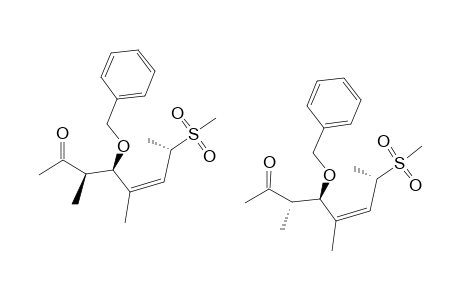 (+/-)-(3-R/S,5-Z)-4-BENZYLOXY-7-(METHYLSULFONYL)-2,4-DIMETHYLOCT-5-EN-2-ONE;MIXTURE-OF-SYN-AND-ANTI-3C