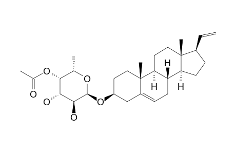 3-BETA-O-(4'-O-ACETYL-ALPHA-L-FUCOPYRANOSYL)-PREGNA-5,20-DIENE