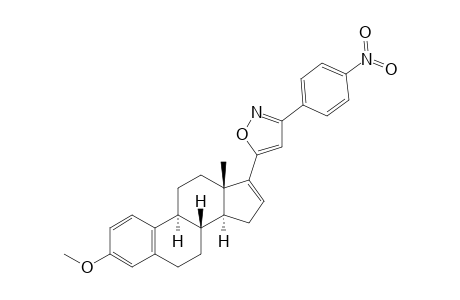 3-METHOXY-17-ALPHA-[3'-(4''-NITRO)-PHENYL-ISOXAZOL-5'-YL]-ESTRA-1,3,5(10),16-TETRAENE