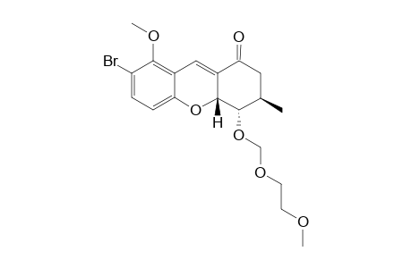 (TRANS)-(3R,4S,4AR)-7-BROMO-8-METHOXY-4-[(2-METHOXYETHOXY)-METHOXY]-3-METHYL-2,3,4,4A-TETRAHYDRO-1H-XANTHEN-1-ONE