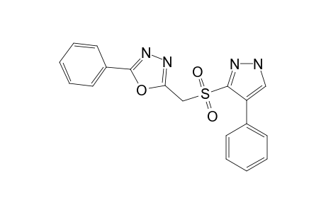 2-[(4'-PHENYL-1'H-PYRAZOL-3'-YLSULFONYL)-METHYL]-5-PHENYL-1,3,4-OXADIAZOLE