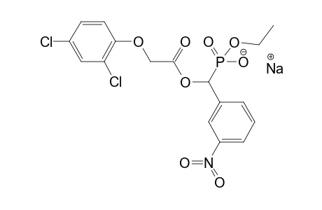 Methyl Sodium ethyl-.alpha.-[(2',4'-dichlorophenoxy)acetoxy]-(3"-nitrophenyl)-phosphonate