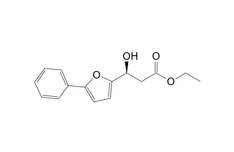 (S)-ethyl 3-hydroxy-3-(5-phenylfuran-2-yl)propanoate