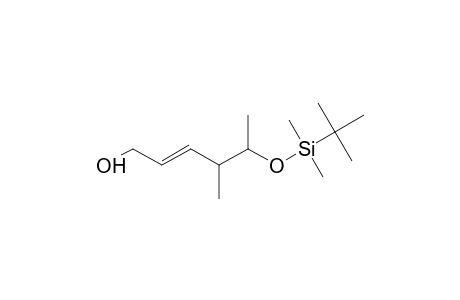 (E)-5-[tert-butyl(dimethyl)silyl]oxy-4-methyl-2-hexen-1-ol