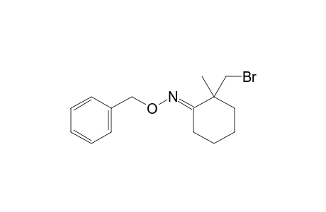 2-(BROMOMETHYL)-2-METHYL-CYCLOHEXANONE-O-(PHENYLMETHYL)-OXIME